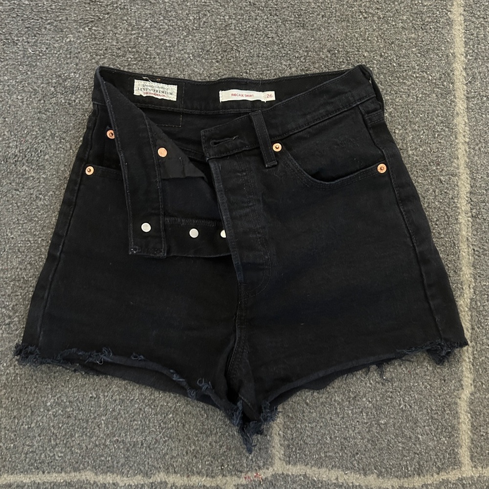 Levi's Black Denim Shorts - Women’s